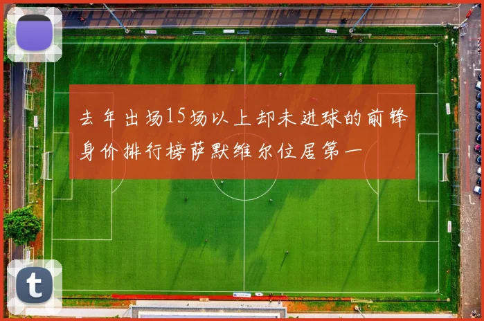 去年出场15场以上却未进球的前锋身价排行榜萨默维尔位居第一
